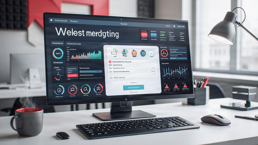 Professional landing page development services hero image showing a high-converting landing page on a monitor with analytics